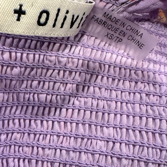 Alice + Olivia Rowen Puff Sleeve Tiered Skirt Tunic Chiffon Mini Dress - Picture 10 of 16